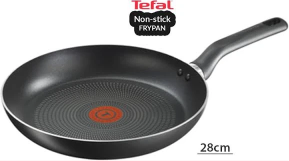 Tefal Super Cook 28cm Non-Stick Frypan B1430614-Black