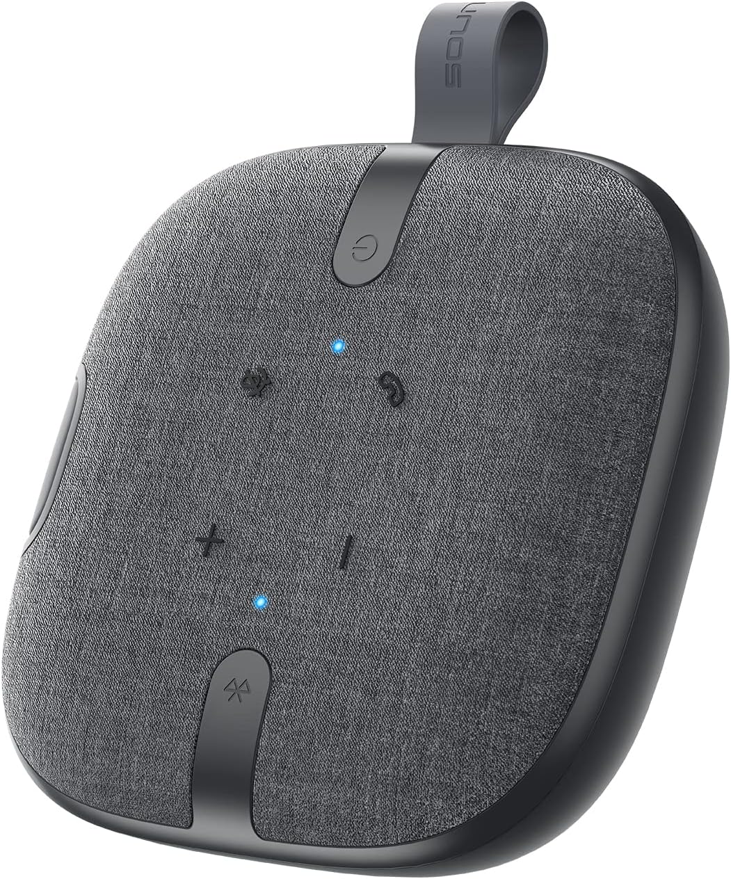 SoundPEATS PureVoice, Conference Portable Bluetooth Speaker with 4 Mics, Echo cancellation, Automatic Voice Enhancement 360° voice pickup, USB-C Speaker for Home Party, Outdoors, Conferences, Waterpro