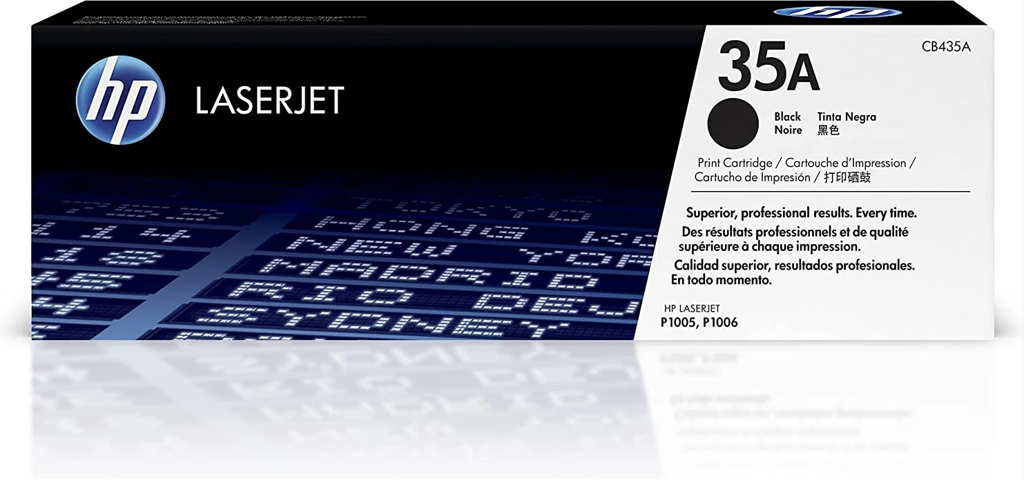 Original HP 35A Black Toner Cartridge