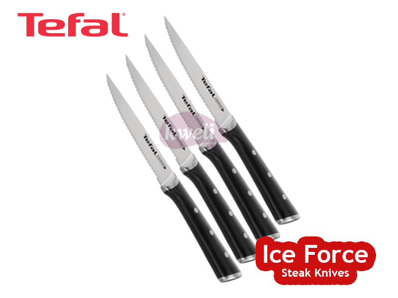Buy new TEFAL Ice Force Set of 4 Stainless Steel Steak Knives - K232S414 in Uganda - - Free Delivery > Long warranty > Lifetime After-sales Support