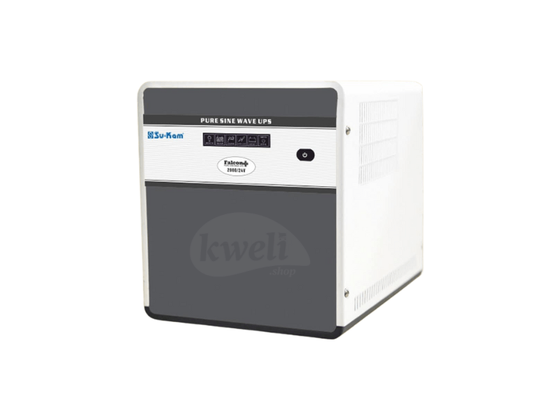 Buy new Su-Kam 2000VA 24V Falcon+ Pure Sine Wave UPS Inverter; Digital Display, Battery reserve, Circuit breaker MCB, 300% Load Startup in Uganda - - Free Delivery > Long warranty > Lifetime After-sal