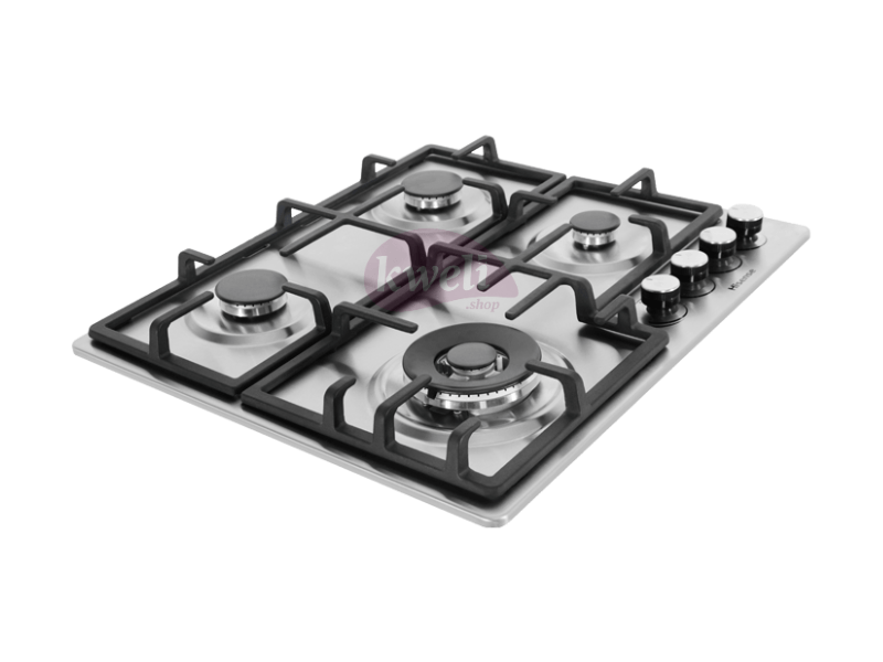 Buy new Hisense 58cm Built-in Hob HHU60GAGR; Cast Iron Pan Support, Auto Ignition in Uganda - - Free Delivery > Long warranty > Lifetime After-sales Support