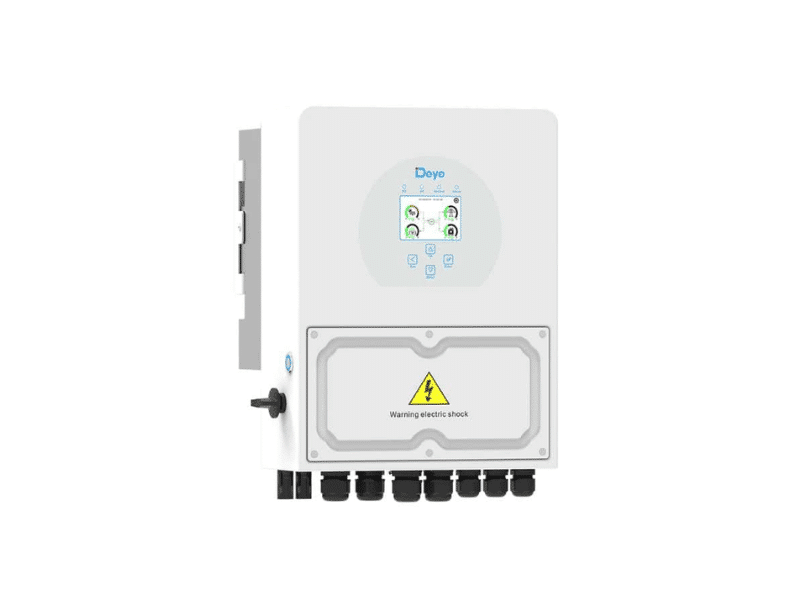Buy new Deye 5kVA/5kW 48V Single Phase Hybrid Inverter SUN-5K-SG04LP1-EU; 2 MPPT, 10kWp/8kWp PV Access/Input, 500Vdc, 150–425V MPPT Range, 120A Charge/Discharge, WiFi/4G Monitoring, IP65 in Uganda - -