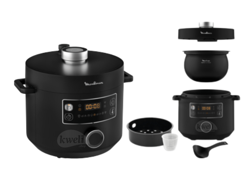 Buy new Moulinex 5-litre Electric Multi-cooker Cooker CE753827 - Electric Pressure Cooking, Slow Cooking, Yoghurt, Porridge in Uganda - - Free Delivery > Long warranty > Lifetime After-sales Support
