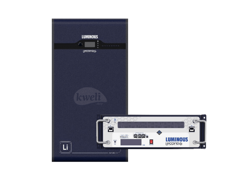 Buy new Luminous 230AH 48V 11kWh Lithium Phosphate (LiFePO₄) Solar Battery; Built-in BMS, Over 5000 Charge Cycles @25°C, 80% DoD, Scalable Up to 12 Units in Uganda - - Free Delivery > Long warranty > 