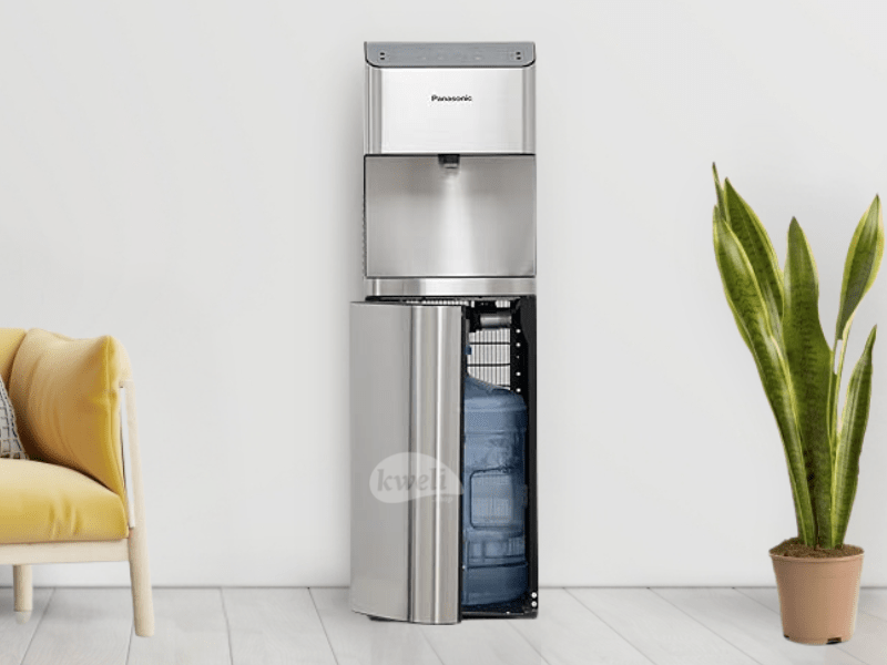 Buy new Panasonic Bottom-loading Water Dispenser SDMWD3531BG; Touchless, Digital Touch Control Panel, UV Sterilization, Silver in Uganda - - Free Delivery > Long warranty > Lifetime After-sales Suppor