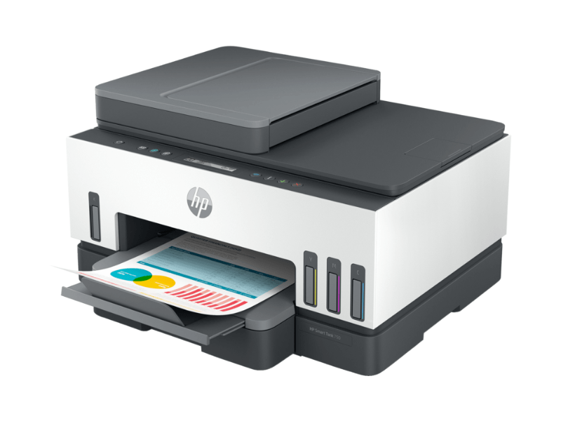 Buy new HP Smart Tank 750 All-in-One Wireless Printer; A4 Colour/Black Print/Copy/Scan, ADF, Duplexer, 9-15 pages per minute, UGX 30 per page in Uganda - - Free Delivery > Long warranty > Lifetime Aft