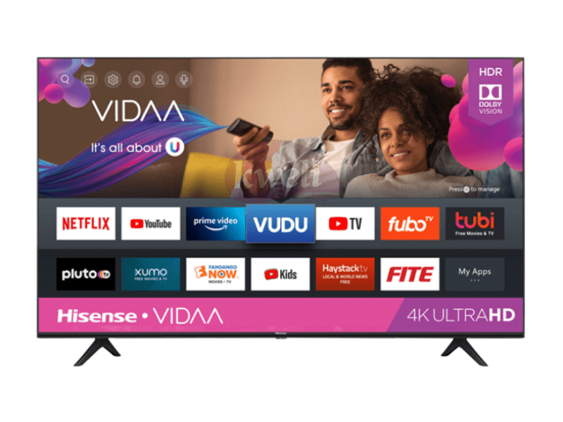 Buy new Hisense 75 inch 4K UHD Smart TV 75A7K - VIDAA-U Smart TV, Bluetooth, Remote Now in Uganda - - Free Delivery > Long warranty > Lifetime After-sales Support