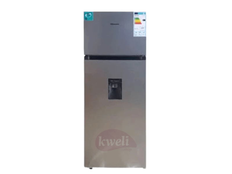 Buy new Hisense 270 liter Refrigerator with Dispenser - Double Refrigerator, Defrost in Uganda - - Free Delivery > Long warranty > Lifetime After-sales Support