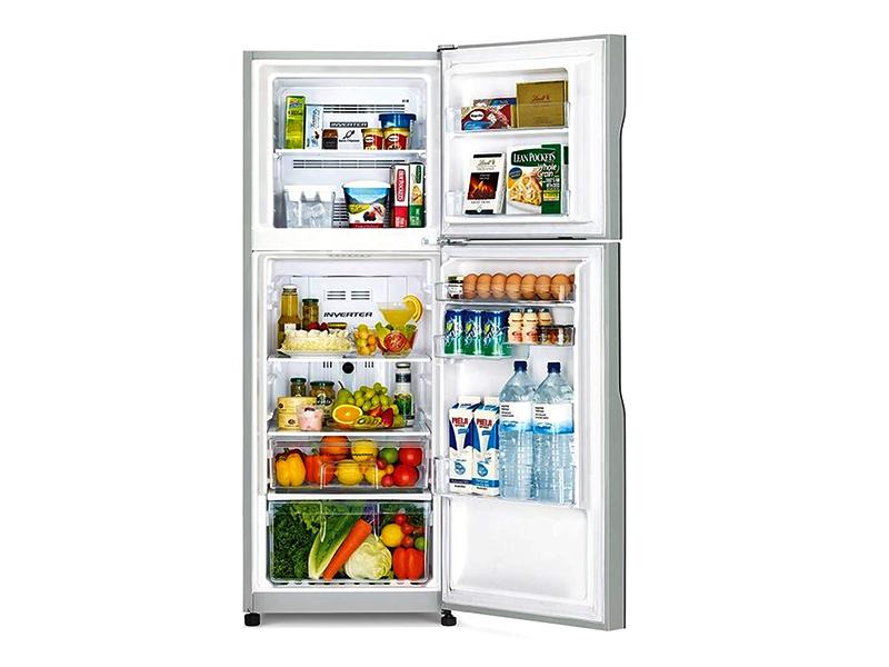 Buy new Hitachi 205L Double Door Refrigerator with Inverter Compressor - RH290PUN4KSLS in Uganda - - Free Delivery > Long warranty > Lifetime After-sales Support