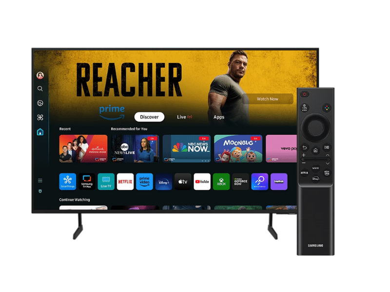 Buy new Samsung 50-inch Crystal UHD 4K Smart TV UA50DU7010UXXA; Dynamic Crystal Colour, HDR10+, Tizen OS, Slim Look, 3 Bezel-less Design in Uganda - - Free Delivery > Long warranty > Lifetime After-sa