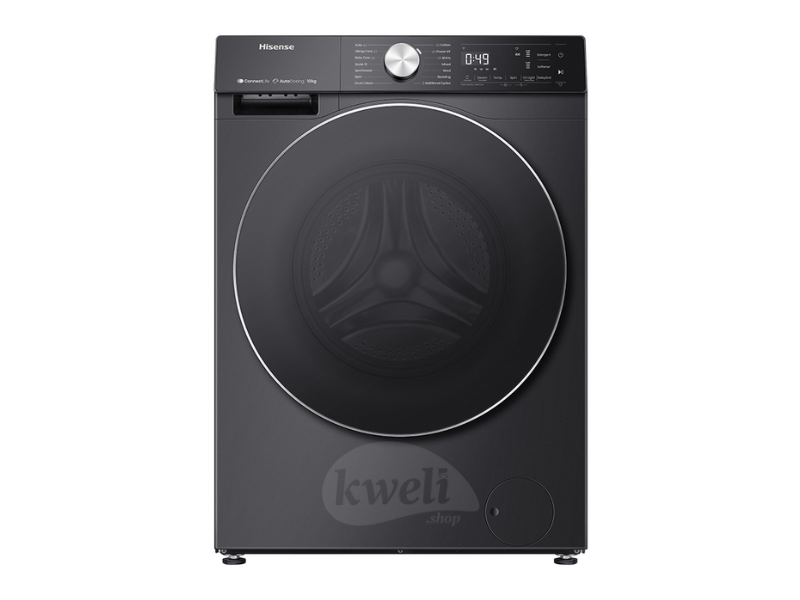 Buy new Hisense 12kg Front Load Washing Machine WF3Q1242BT; Steam Wash, Inverter Motor, 1400 RPM Spin Speed, Smart Control, Drum Clean Function in Uganda - - Free Delivery > Long warranty > Lifetime A