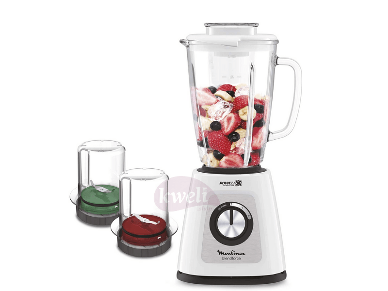 Buy new Moulinex Smoothie Blender with 2-liter Glass Jar and 2 mills - 700 Watts, LM438127 in Uganda - - Free Delivery > Long warranty > Lifetime After-sales Support