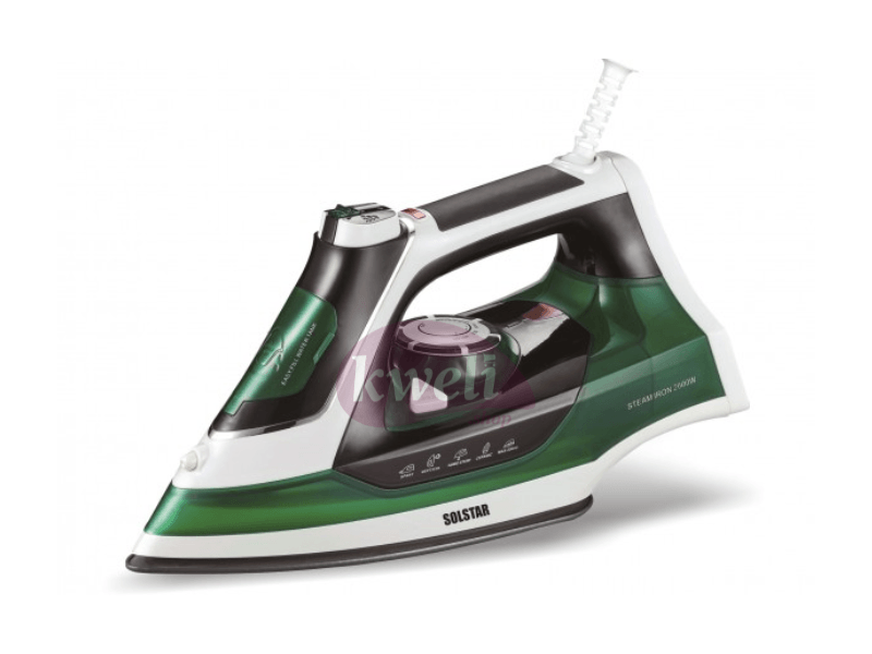 Buy new Solstar Non-stick Steam Iron IS 1168A, 2,500 watts in Uganda - - Free Delivery > Long warranty > Lifetime After-sales Support