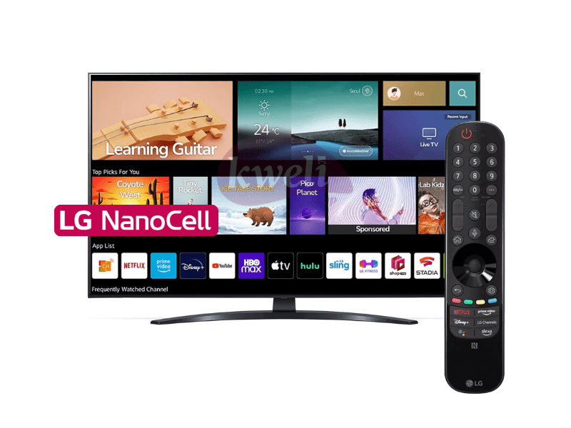 Buy new LG 50 inch 4K UHD NanoCell Smart TV 50NANO796QA; Cinema Screen Design, Gaming TV, WebOS Smart AI ThinQ, Magic Remote + Mic, 131 watts in Uganda - - Free Delivery > Long warranty > Lifetime Aft