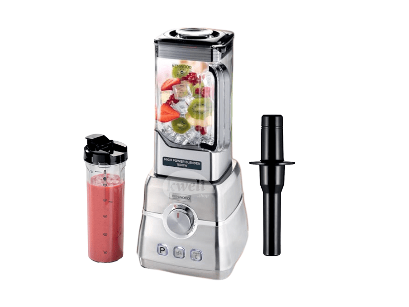 Buy new Kenwood High Power Blender BLM91.640SS; 1,500-watt Powerful Motor, 6 Speeds, 3L Glass Jug, To go Bottle, Ice Crushing - Smoothie Blender in Uganda - - Free Delivery > Long warranty > Lifetime 