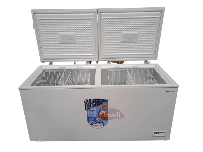 Buy new Sharp 660-litre Chest Freezer SCFK660XWH2; Double Doors, Fast Cooling in Uganda - - Free Delivery > Long warranty > Lifetime After-sales Support