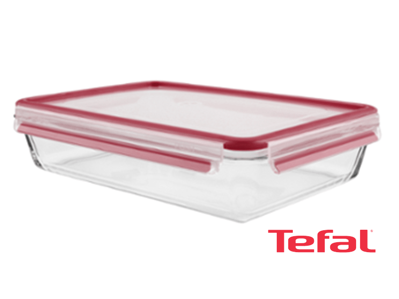 Buy new Tefal Masterseal Glass Food Conservation Container, Red - 3l - K3010612 in Uganda - - Free Delivery > Long warranty > Lifetime After-sales Support