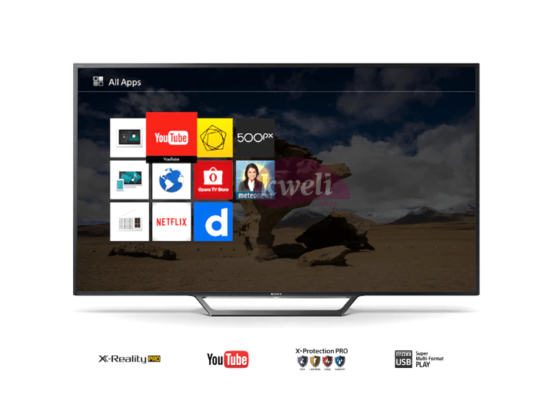 Buy new Sony 32 Inch Smart TV with Wifi, FM Radio and Inbuilt Free-to-air Receiver - KDL32W600 in Uganda - - Free Delivery > Long warranty > Lifetime After-sales Support