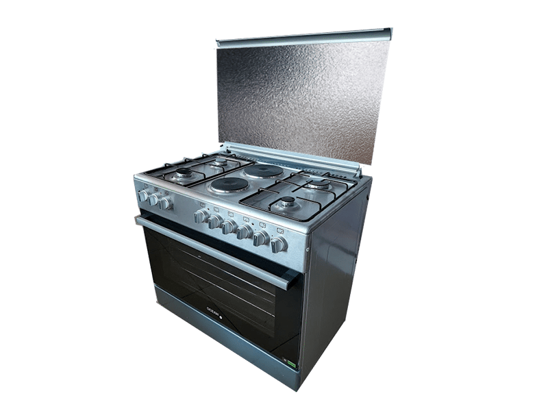 Buy new Ocean Cooker 90cm OCER 9642-22IC; 4 Gas +2 Electric with Wide Electric Oven, Oven Turbo Fans, Automatic Ignition Gas Burners in Uganda - - Free Delivery > Long warranty > Lifetime After-sales 