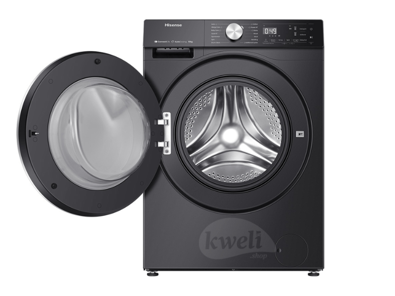 Buy new Hisense 12kg Front Load Washing Machine; 1400rpm, Steam, Pause and Add in Uganda - - Free Delivery > Long warranty > Lifetime After-sales Support