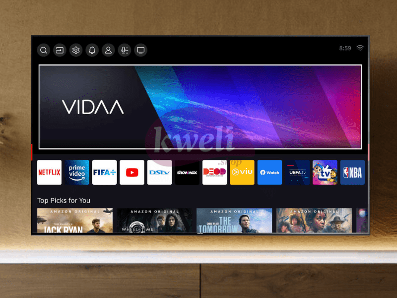 Buy new Hisense 98-inch 4K ULED Smart TV 98U7H; Quantum Dot Colour, Vidaa OS, Bluetooth in Uganda - - Free Delivery > Long warranty > Lifetime After-sales Support