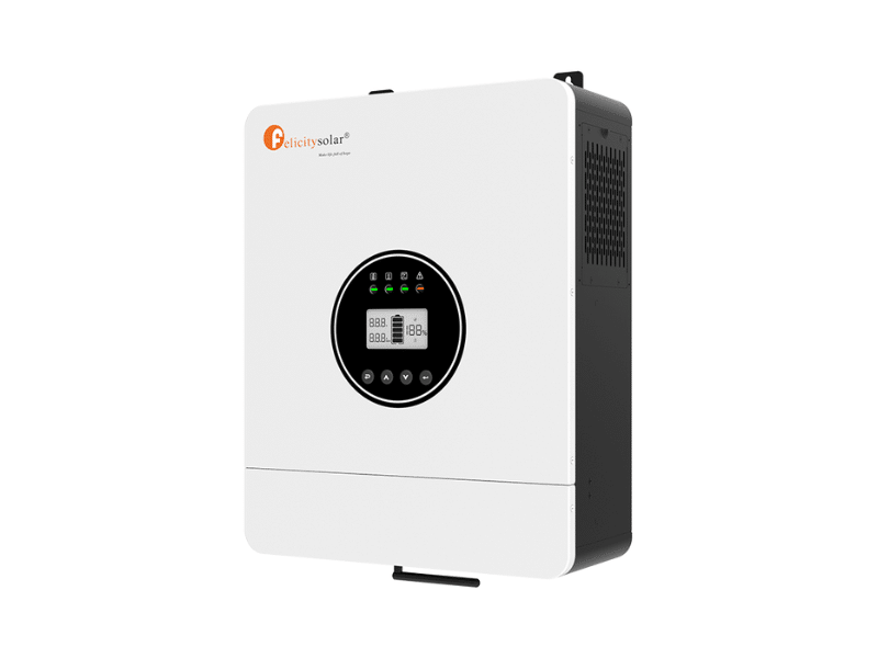 Buy new Felicity 6kVA/6kW 48V Hybrid Inverter IVEM6048-II; 7.5kWp/500Voc/90–450VDC/120A Built-in MPPT Charge Controller, Battery Charger, 230Vac Pure Sine Wave Output, Built-in WiFi in Uganda - - Free