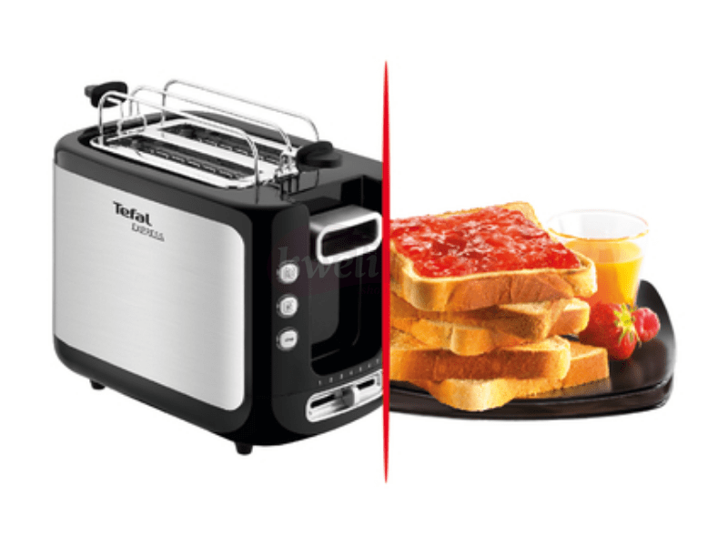 Buy new Tefal Express Bowning/Toasting 2 Slots Bread Toaster - TT365027; 850 Watts, Stainless steel in Uganda - - Free Delivery > Long warranty > Lifetime After-sales Support