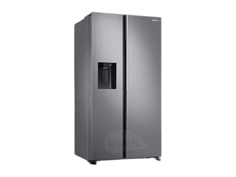 Buy new Samsung 635-litre Side By Side Refrigerator with Water & Ice Dispenser RS64R5111M9; All-round Cooling, Inverter Compressor, Total no frost - Inox/Silver in Uganda - - Free Delivery > Long warr