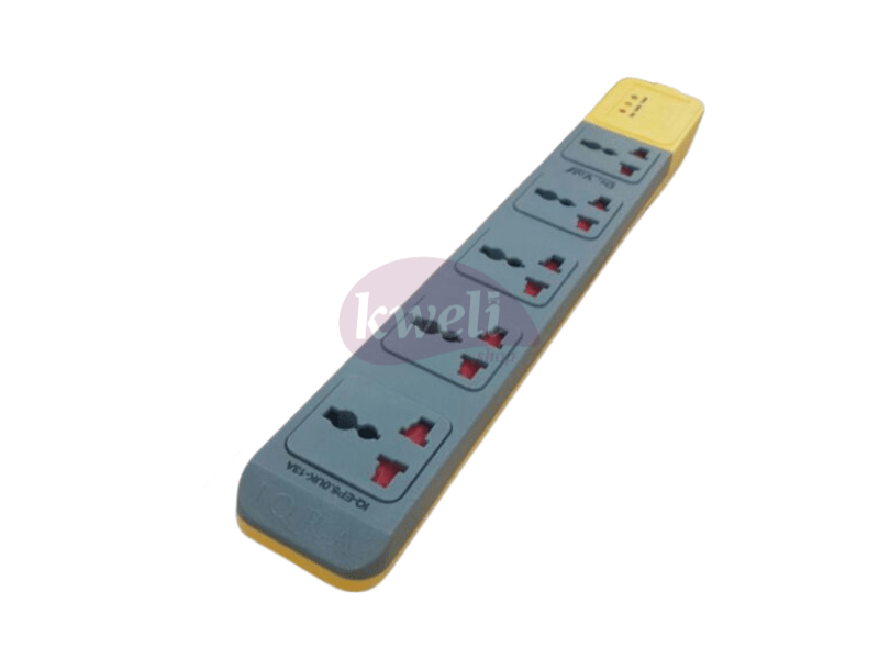 Buy new Dr Volt Smart Extension Cable with Complete Surge Protection IQ-EP5.0UK USB-13A; 5 Ports, 13Amps, 3m Cable, Max Load 2860 watts in Uganda - - Free Delivery > Long warranty > Lifetime After-sal