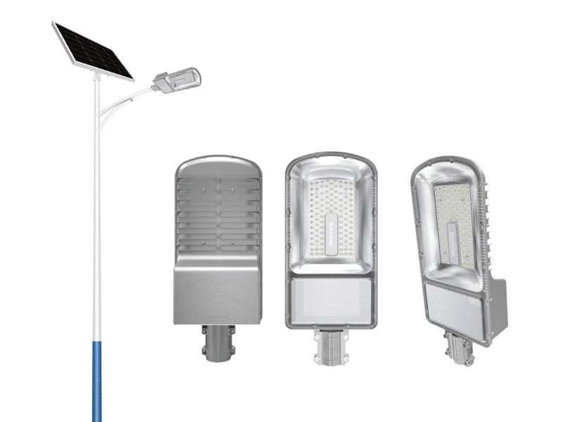 Buy new Bluecarbon 50W 5,400-Lumen LED Solar Street Light, Crossbow Light 2.0 (BCT-OLC2.0-B); 105W Monocrystalline Solar Panel, 70Ah LiFePO₄ Battery, IP65 Waterproof, Auto Dusk-to-Dawn Operation, Remo