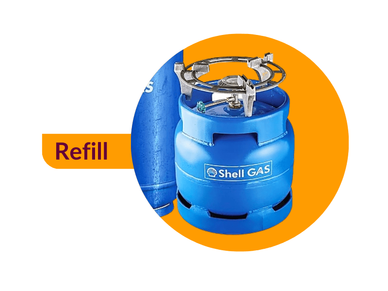 Buy new Shell Gas 6kg Refill; 6kg Gas Refill, Installation in Uganda - - Free Delivery > Long warranty > Lifetime After-sales Support