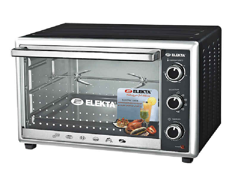 Buy new Elekta 60L Electric Oven with Rotisserie - EBRO-752(K) in Uganda - - Free Delivery > Long warranty > Lifetime After-sales Support
