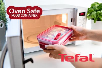 Buy new Tefal Masterseal Micro-fibre Food Conservation Container, Red - 0.8l - K3102112 in Uganda - - Free Delivery > Long warranty > Lifetime After-sales Support