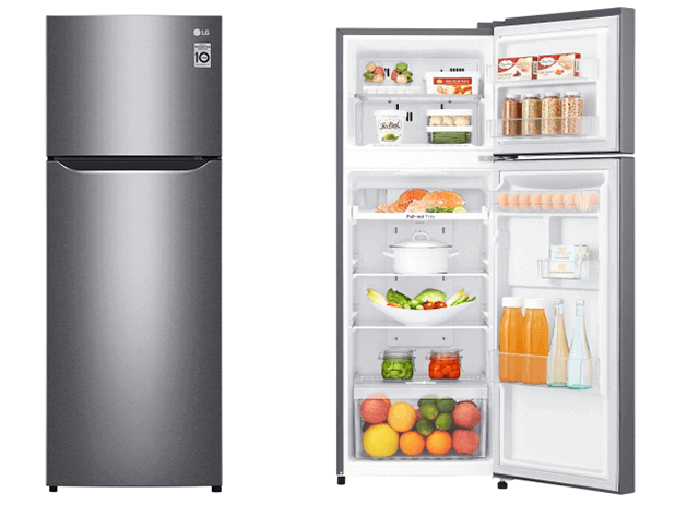 Buy new LG 225-liter Refrigerator GN-C262SLBN; Double Door, LINEAR Cooling™, Door Cooling+™, Frost Free in Uganda - - Free Delivery > Long warranty > Lifetime After-sales Support