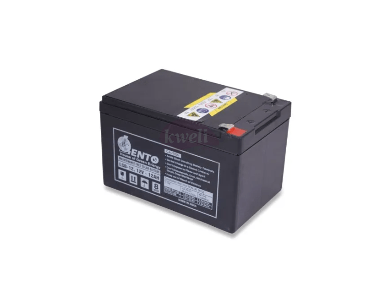 Buy new Lento 12AH 12V 144Wh Sealed Maintenance Free VLRA Battery, Made in India in Uganda - - Free Delivery > Long warranty > Lifetime After-sales Support