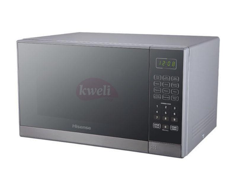 Buy new Hisense 36-litre Microwave H36MOMMI - 1000 watts, 6 auto programs, Defrost, mirror glass finish in Uganda - - Free Delivery > Long warranty > Lifetime After-sales Support