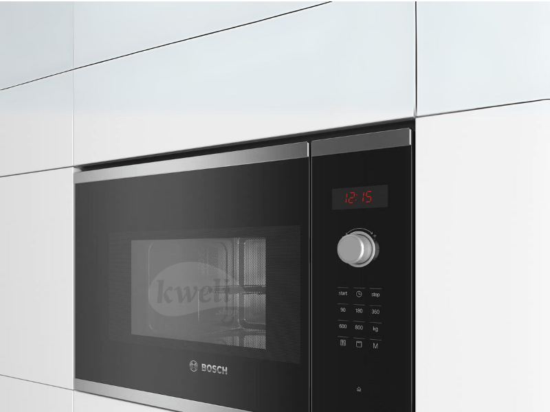 Buy new Bosch Serie 4 Built-in Microwave with Grill BEL523MS0B; 60cm, 20-litres, Stainless Steel, 90-800 watts in Uganda - - Free Delivery > Long warranty > Lifetime After-sales Support
