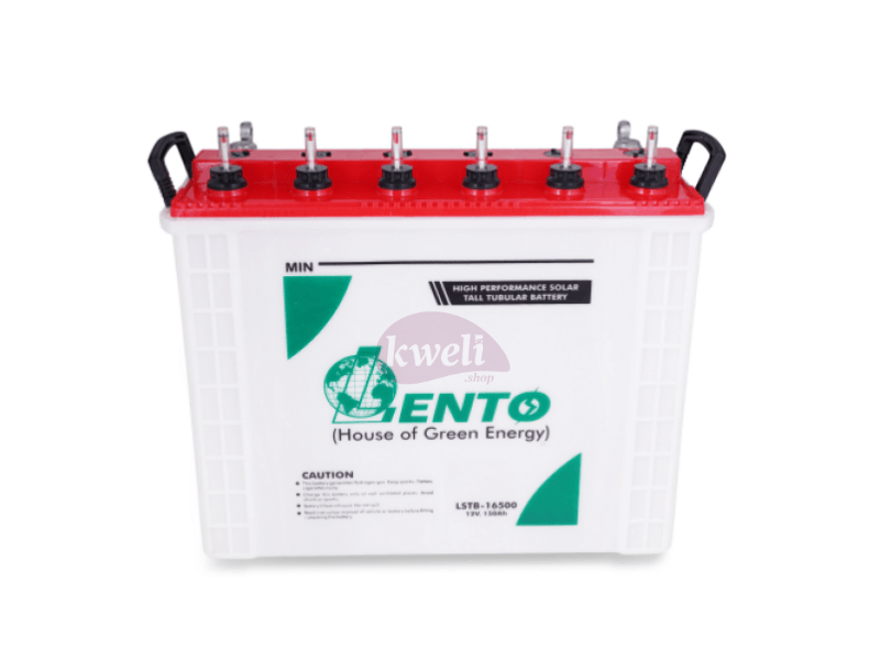 Buy new Lento Tubular Solar Batteries - Made in India; 100-200AH,12volts in Uganda - - Free Delivery > Long warranty > Lifetime After-sales Support
