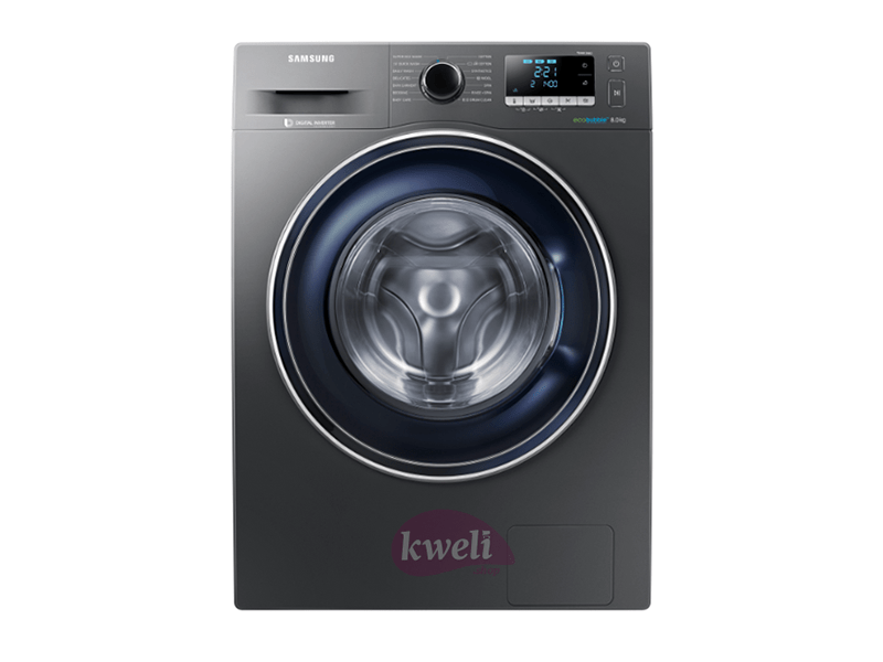 Buy new Samsung 8kg Front Load Washing Machine WW80J5260GX - Eco Bubble™ in Uganda - - Free Delivery > Long warranty > Lifetime After-sales Support