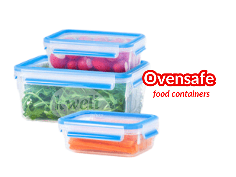 Buy new Tefal 3pc Masterseal Ovensafe Food Container Set K3028912; Plastic, Leakproof, Microwave 110 oC, BPA-free, Set of 3 Containers, 0.55L-1L-2.3L in Uganda - - Free Delivery > Long warranty > Life