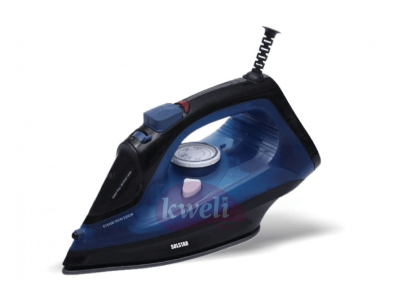 Buy new Solstar Non-stick Steam Iron IS-1218A, 2,200 watts in Uganda - - Free Delivery > Long warranty > Lifetime After-sales Support