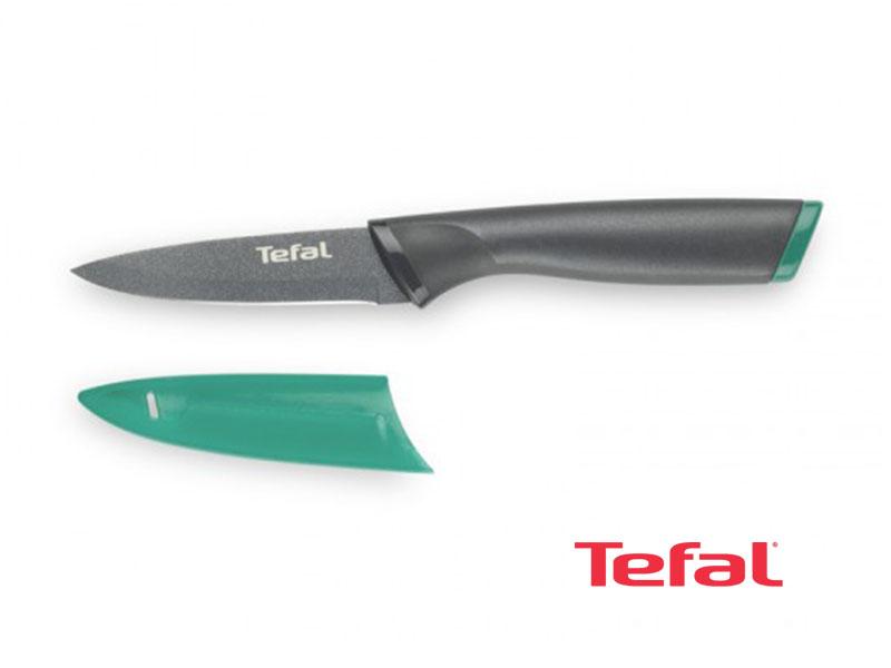 Buy new Tefal Fresh Kitchen Paring Knife + Case, 9cm, Stainless Steel 12cm - K1220614 in Uganda - - Free Delivery > Long warranty > Lifetime After-sales Support