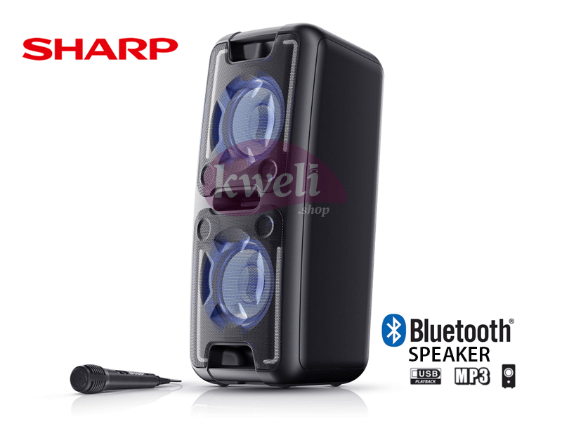 Buy new Sharp Bluetooth Party Speaker System PS-920; Boombox Speaker Bluetooth, Mic, Chargeable Battery, USB in Uganda - - Free Delivery > Long warranty > Lifetime After-sales Support