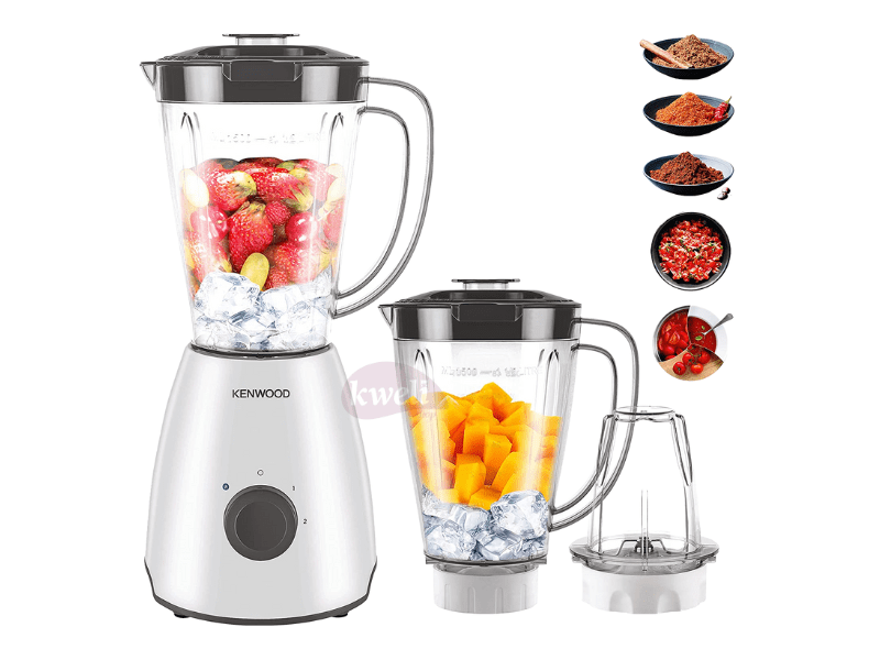 Buy new Kenwood Juice Blender BLP10EO; 400W 2L with Extra Blender Jar, White. in Uganda - - Free Delivery > Long warranty > Lifetime After-sales Support