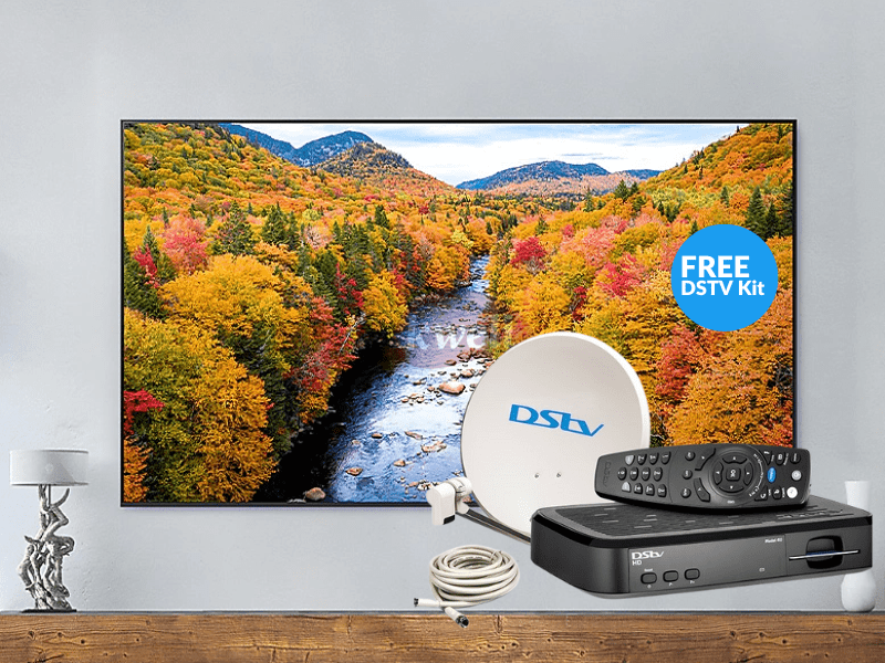 Buy new Samsung 50 inch Smart TV UA50AU7000 with DStv Kit; 4K UHD Smart TV, Bluetooth, Phone Mirror with Tap-View, Free-to-Air, Bluetooth in Uganda - - Free Delivery > Long warranty > Lifetime After-s