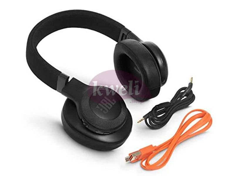 Buy new JBL Bluetooth Headphones E55BT - Over-Ear Surround Foldable, Includes Detachable Tangle-Free Textile Cable with Universal 1-Button Remote Control with Integrated Microphone in Uganda - - Free 
