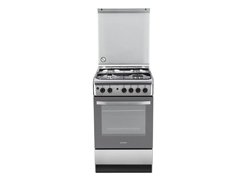 Buy new Ariston 4 Gas Cooker with Gas Oven + Grill, 50cm - A5GG1F (X) EX in Uganda - - Free Delivery > Long warranty > Lifetime After-sales Support