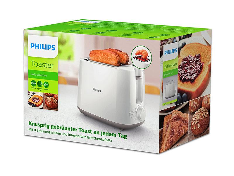 Buy new Philips Rolls & Bread Toaster HD2581; 8 settings, Adjustable browning, 830 watts in Uganda - - Free Delivery > Long warranty > Lifetime After-sales Support