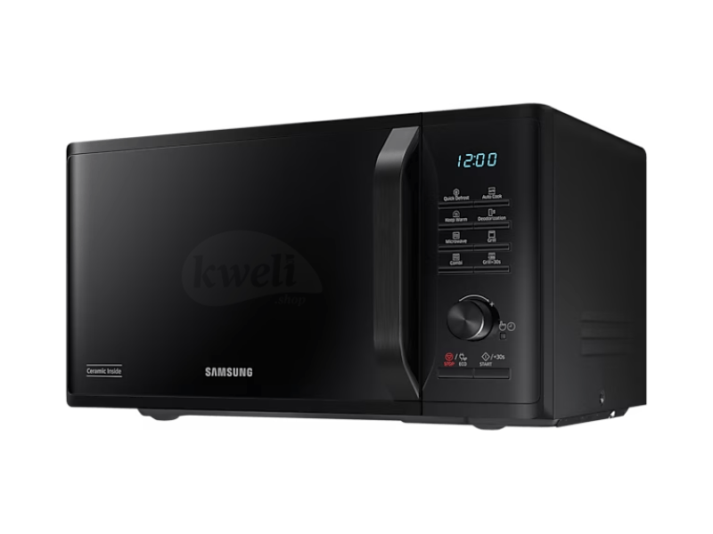 Buy new Samsung 23L Grill Microwave Oven MG23K3515AK/SG; Browning Plus, Ceramic Inside, 2300watts in Uganda - - Free Delivery > Long warranty > Lifetime After-sales Support